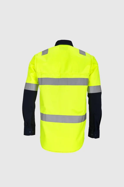 roughtek-camisa-aussie-caballero-amarillomarino-3 detalle 2