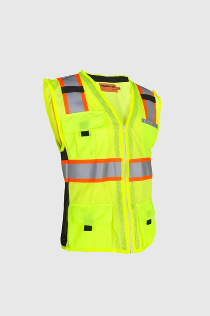 roughtek-chaleco-quark-unisex-amarillo-2 detalle 2