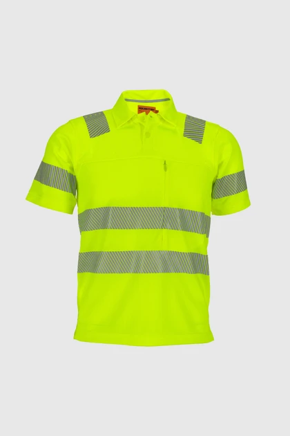 roughtek-polo-nova100-caballero-amarillo-1 detalle 1
